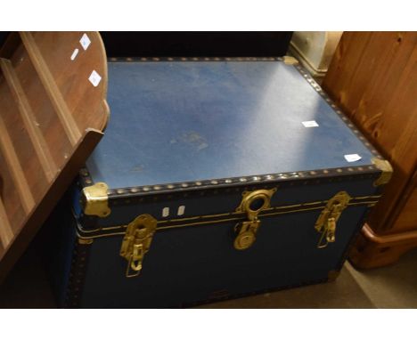 Blue storage trunk