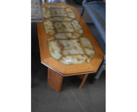 Tile topped coffee table