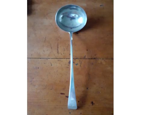 A Georgian Silver Ladle Old English, monogrammed, George Smith &amp; Wm Fearn London 1795 5.2oz 70/90