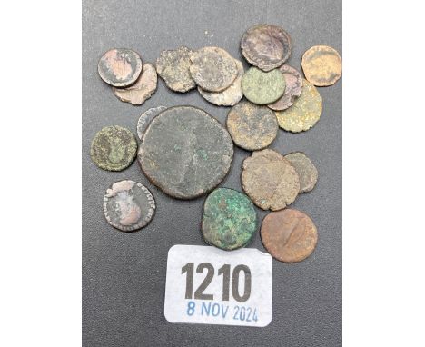 Interesting tin of Roman &amp; Ancient coins