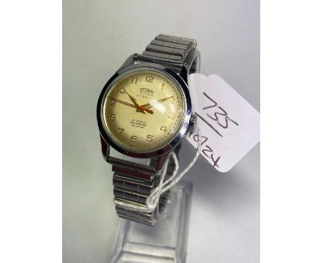 A gents TECHONS wrist watch with seconds sweep