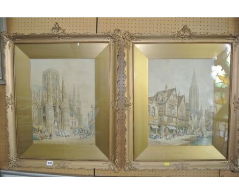 A collection of three decorative gouache studies of cats, tiger, etc, in the illuminated manner and including cat in a sedan 