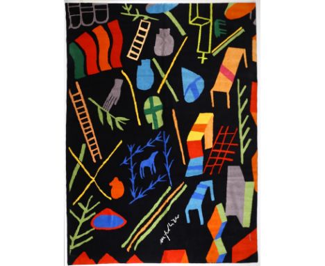 San Romano Battle I. 2010. Tapestry. Cm 300,00 x 400,00. 5/29. Signature lower centre. At the back Cleto Munari &amp; Friends
