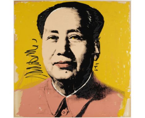 Mao. . 1972. Silkscreen. Cm 91,40 x 91,40. 50/250. At the back, Edition in rubber stamp and signature in ball point pen at th