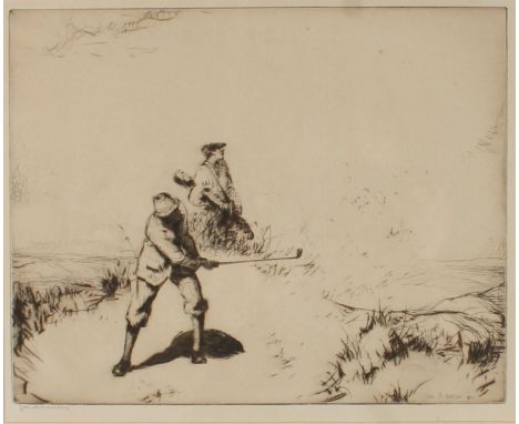 JOHN RANKINE BARCLAY (Scottish, 1884-1962)&nbsp;*ARR* Sand  Etching, signed and dated 1922 to the plate, signed in pencil low