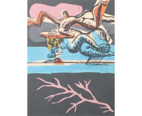 LE CORBUSIER (CHARLES EDOUARD JEANNERET) (Swiss/French, 1887-1965)  The Poem of the Right Angle A.2 Milieu Environment  Litho