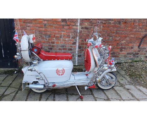 1963 Lambretta Li150, 175cc (see text). Registration number YKE 538A. Frame number 150Li 3 633850. Engine number 150Li 633587