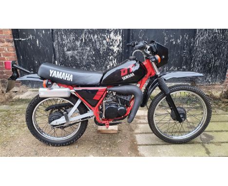 1982 Yamaha DT 50 MX, 49cc. Registration number BTT 647Y. Frame number 5M61625. Engine number 5M61625.The Yamaha DT50MX super