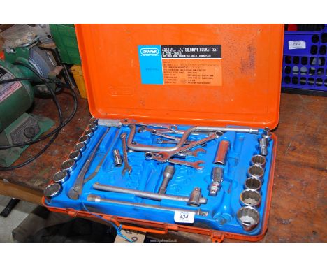 A Draper socket and spanner set.