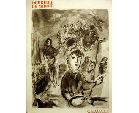 Marc Chagall (1887 - 1985) "Derriere Le Miroir", Portfolio of Marc Chagal. Good condition. 16 multiple images inside the port