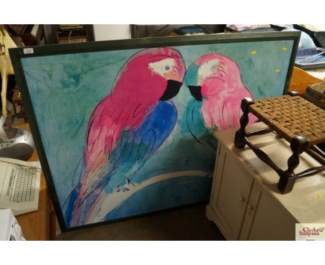 A large print, a study of two birds