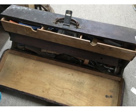 A collection of woodworking tools various