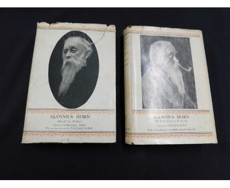 ALFRED ALOYSIUS HORN: THE LIFE AND WORKS OF ALFRED ALOYSIUS HORN AN OLD VISITOR.., Ed Ethelreda Lewis, Foreword John Galeswor