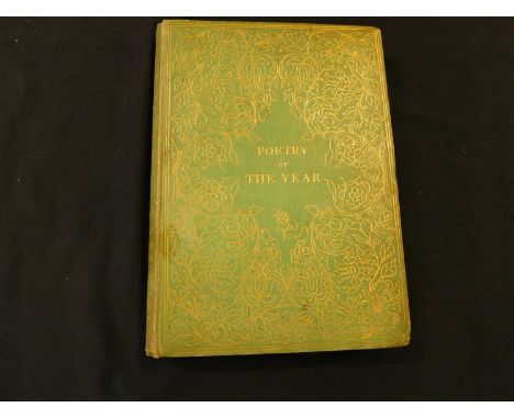 POETRY OF THE YEAR PASSAGES FROM THE POETS DESCRIPTIVE OF THE SEASONS, London, George Bell, 1853 first edition, 22 coloured l