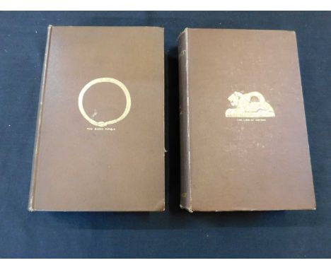 ISAAC TAYLOR: THE ALPHABET AN ACCOUNT OF THE ORIGIN AND DEVELOPMENT OF LETTERS, London, Kegan Paul Trench, 1883 first edition