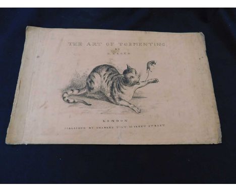 HENRY HEATH: THE ART OF TORMENTING, London, Charles Tilt, [1834] first edition, 40 hand coloured etches illustrations on six 