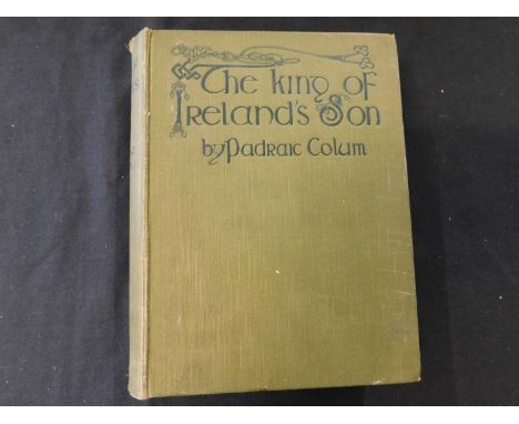 PADRICK COLUM: THE KING OF IRELANDS SON, illustrated Willy Pogany, London, George G Harrap, 1920, first edition, plates inclu