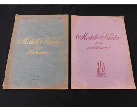 MODELLE-KLEIDER FUR DEN HOCHSOMMER, Vienna, A G Bachwitz, 1925-26, 2 vols, each with 24 coloured fashion plates, folio, origi