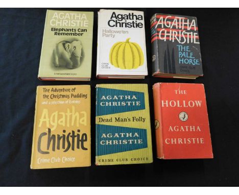 AGATHA CHRISTIE: 6 Titles: THE HOLLOW, London, Collins for The Crime Club, 1946 first edition, contemporary inscription on ff