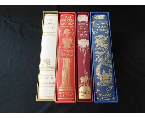FAIRYTALES OF THE BROTHERS GRIMM, Ill A Rackham, London, The Folio Society, 1996, original pictorial cloth gilt, slip case pl