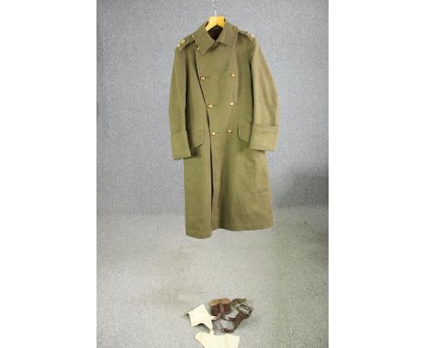 A British Army officer's Great Coat. 