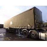 M&G Twin Axle Curtain Sider Trailer with Boalloy Body