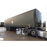 M&G Twin Axle Curtain Sider Trailer with Boalloy Body