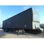 M&G Twin Axle Curtain Sider Trailer with Boalloy Body