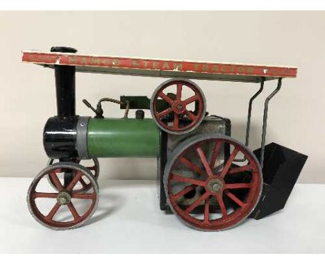 A Mamod live steam traction engine 