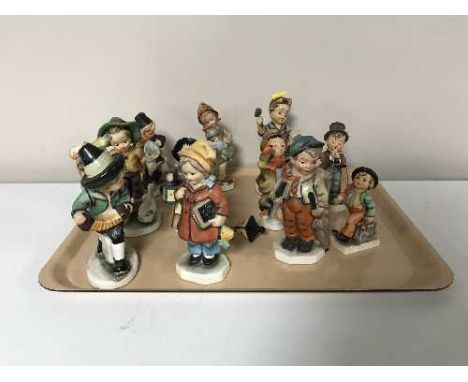 A group of eleven Goebel figures