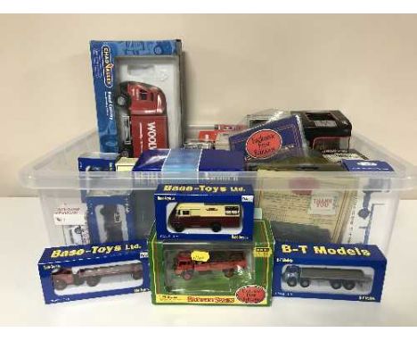 A crate of die cast vehicles inc. sports cars, Chad Valley etc 