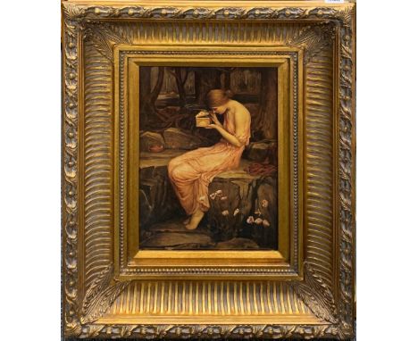 A large gilt framed print, frame size 57 x 67cm.
