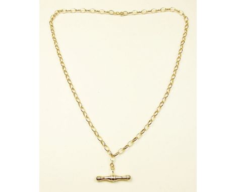 A 9 carat gold chain necklace 3.3g