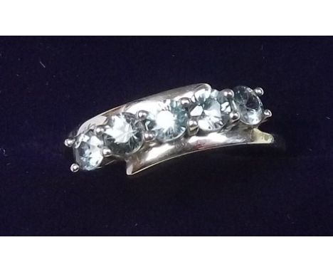 A silver appetite ring - size P