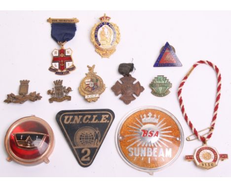Selection of Badges, consisting of sports, clubs, royalty, transportation, TV/Film, plus others. Including The Royal Hong Kon