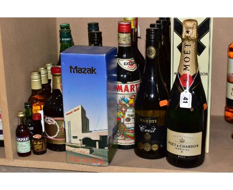 WINE, SPIRITS &amp; BEER, A Collection including two bottles of MOET &amp; CHANDON Brut Imperial, three bottles of 'Sparkling