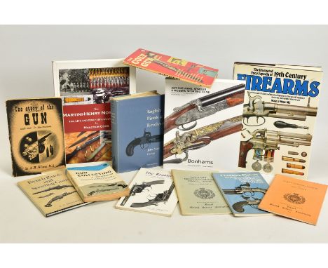 THE COLT GUNBOOK BY L. CARY, BONHAMS ARMS CATALOGUE MAY 2018, Martini Henry Notebook by M. Lobb 2006, Illustrated Encyclopedi