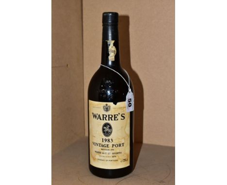 PORT, one bottle of Warre's 1983 Vintage Port, bottled 1985