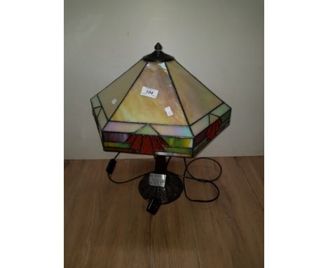 A TIFFANY STYLE LAMP