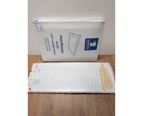 MANTHORPE LOFT ACCESS DOOR AND FLAT PANEL RADIATOR