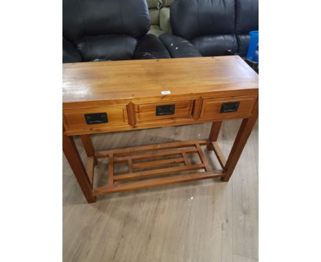 ORIENTAL CONSOLE TABLE WITH 3 DRAWS