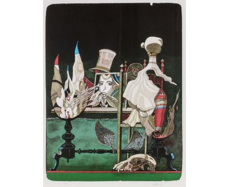 LIESLER, JOSEF (1912-2005), Ohne Titel, 1995, Farblithographie auf Papier, mit Bleistift signiert und datiert: "Liesler 95", 