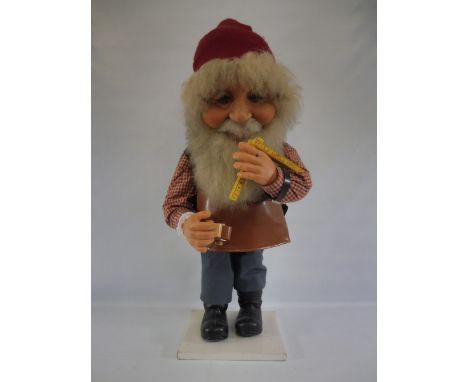 A hardware shop automaton gnome figure, possibly 1970s or earlier.