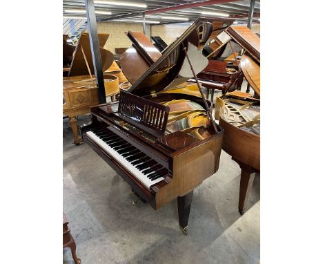 Bösendorfer (c1938) A 5ft 3in Model 155 grand piano in a light mahogany case on square tapered legs; together with a stool. A