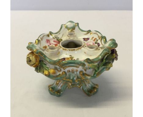 A 19th century Coalbrookdale inkwell c1835/40.
