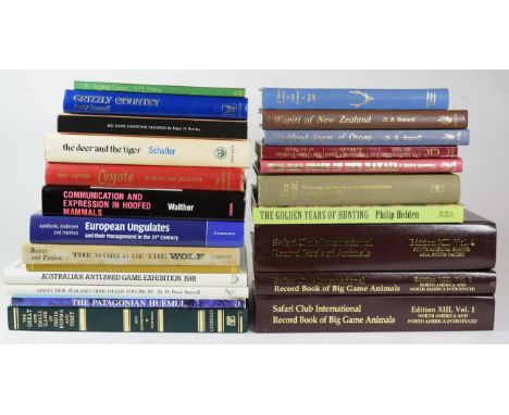 Deer Interest: A Selection of Books Relating to Game Trophy Hunting, Deer, and other Game Animals, to include - Safari Club I