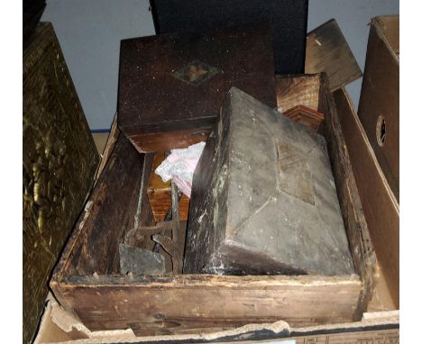 A selection of vintage boxes etc 