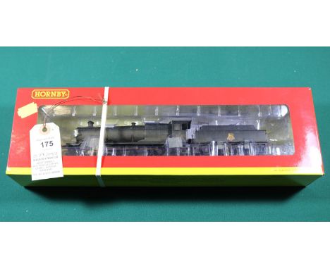 A Hornby 00 gauge BR Class 38xx 2-8-0 tender locomotive. 3864, in unlined black livery (weathered). (R3006). Boxed. Loco VGC-