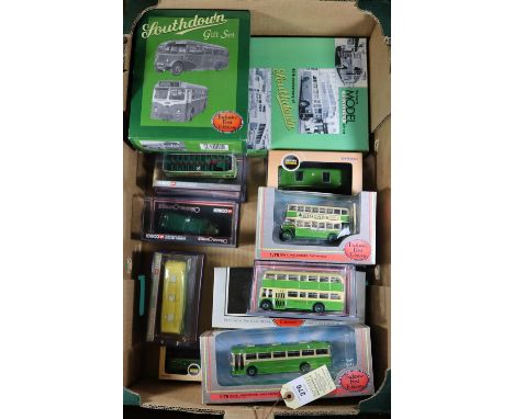 26x Southdown themed EFE, OOC and Oxford Diecast model buses and coaches. 2x EFE Gift Sets; Leyland Tiger PS1 &amp; Leyland T
