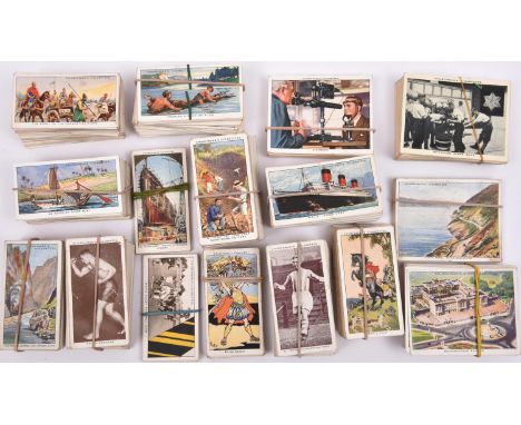 50+ sets of Cigarette Cards, most complete runs. Sets include; W.A. &amp; A.C. Churchman - Railway Travel, 2x Story of Naviga